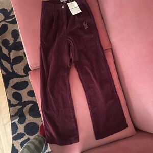 Bobo Choses women’s Burgundy Corduroy Trousers
